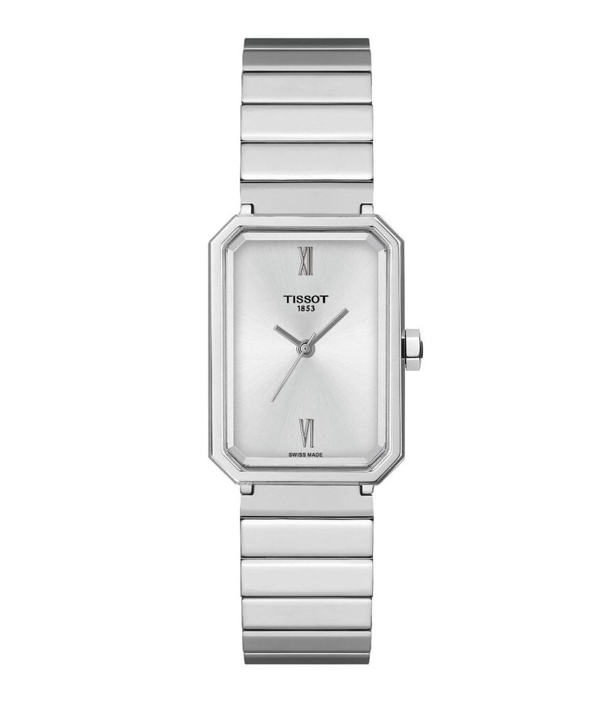Tissot SRV 21.8mm Silver Dial Stainless Steel Bracelet Watch image number 0