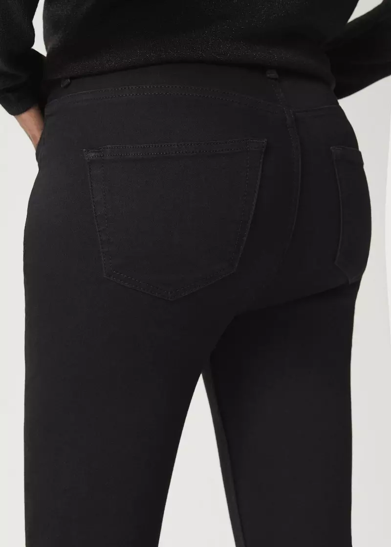 Petite Gia Sculpting Jeans, Black, hi-res