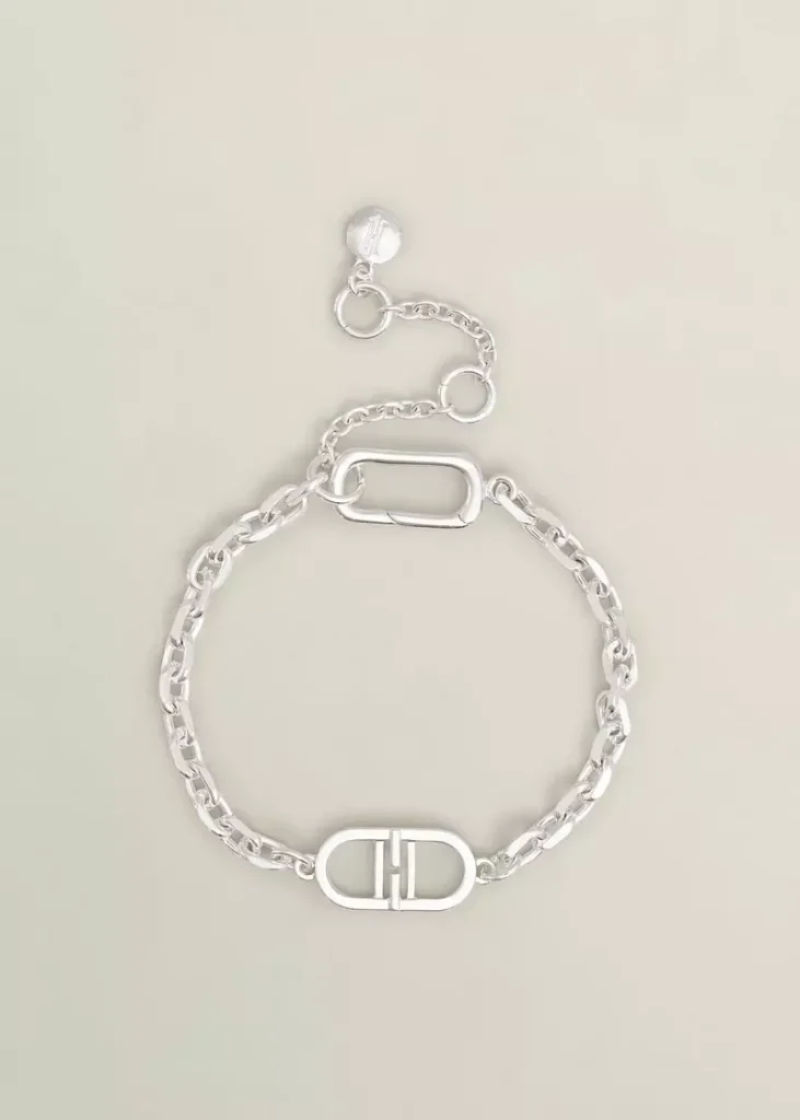 Bette Chain Silver Plated Bracelet, Silver, hi-res