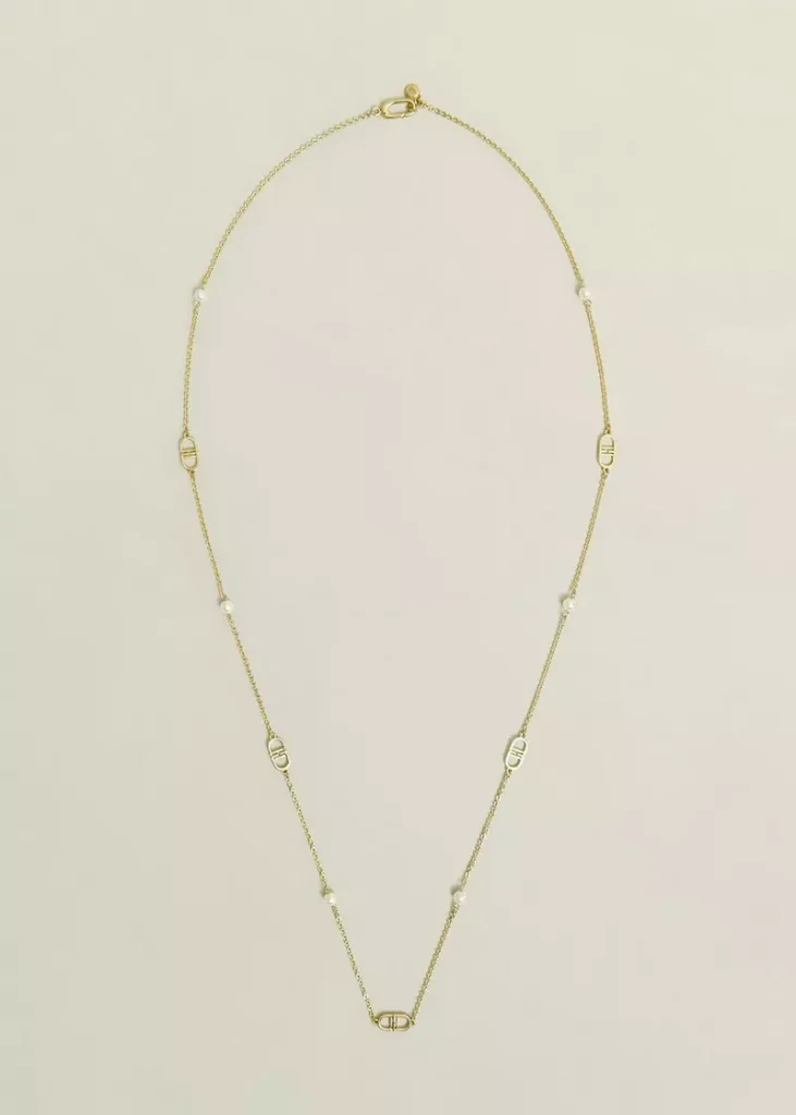 Bette Long Necklace, Gold, hi-res