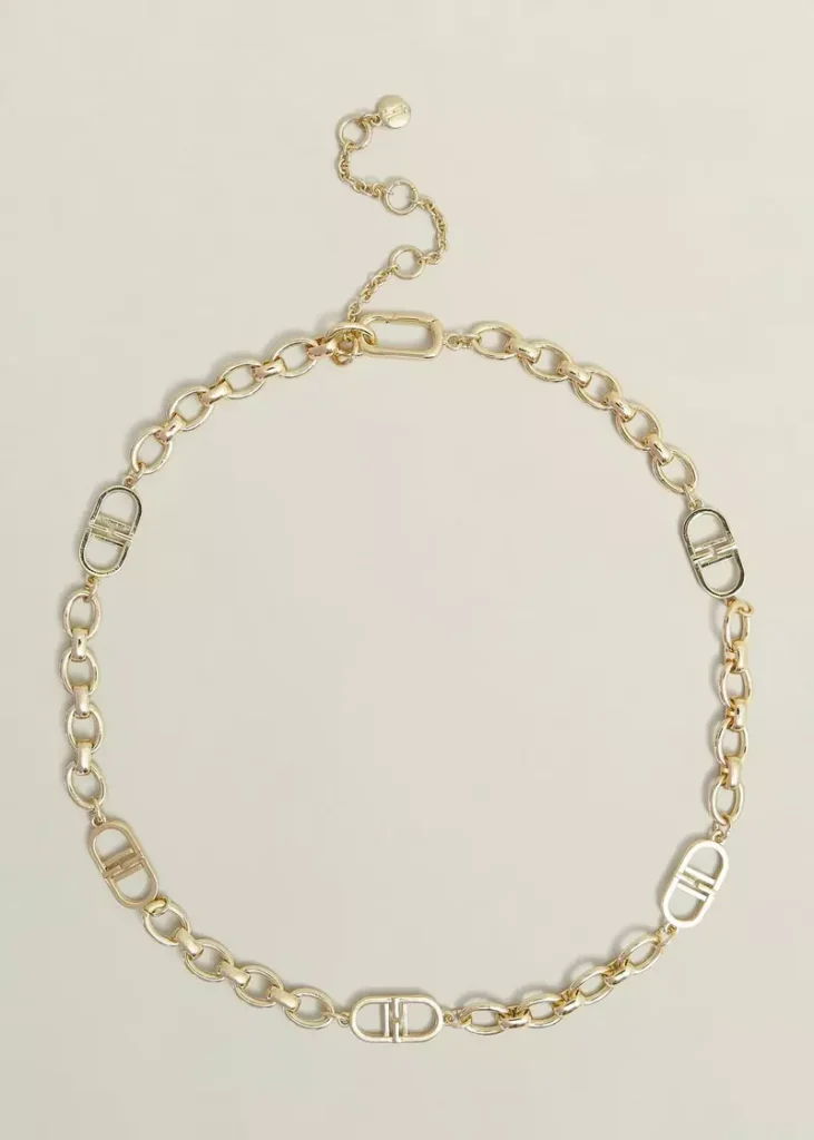 Bette Chain Necklace, Gold, hi-res