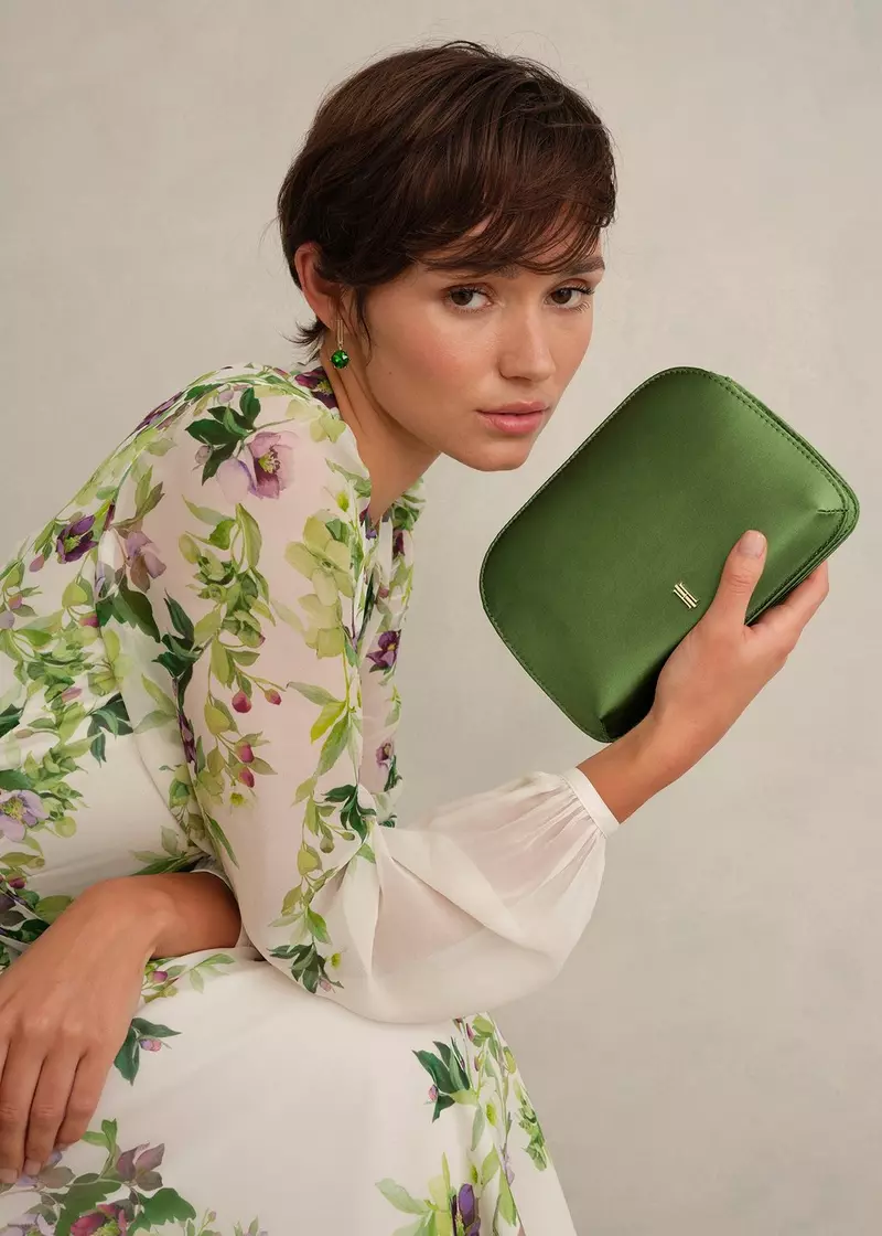 Milan Clutch, Bay Leaf Green, hi-res