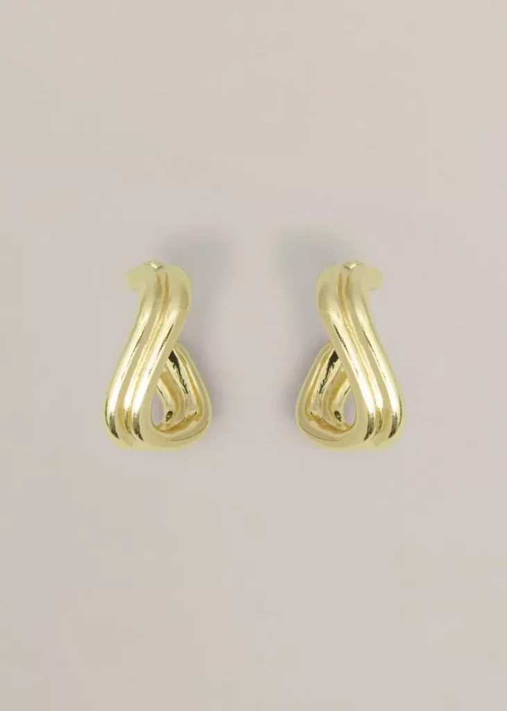 Devina Earrings, Gold, hi-res