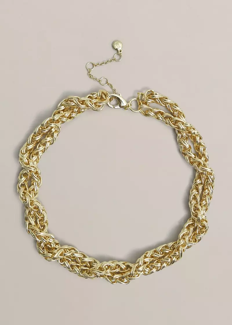 Devina Necklace, Gold, hi-res