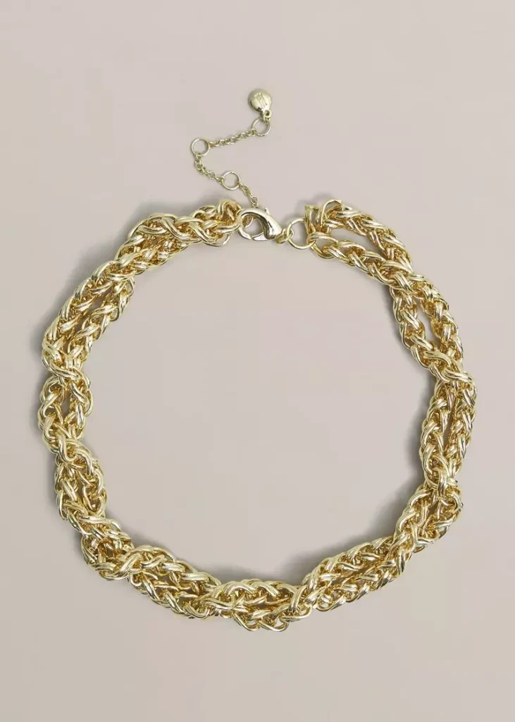 Devina Necklace, Gold, hi-res