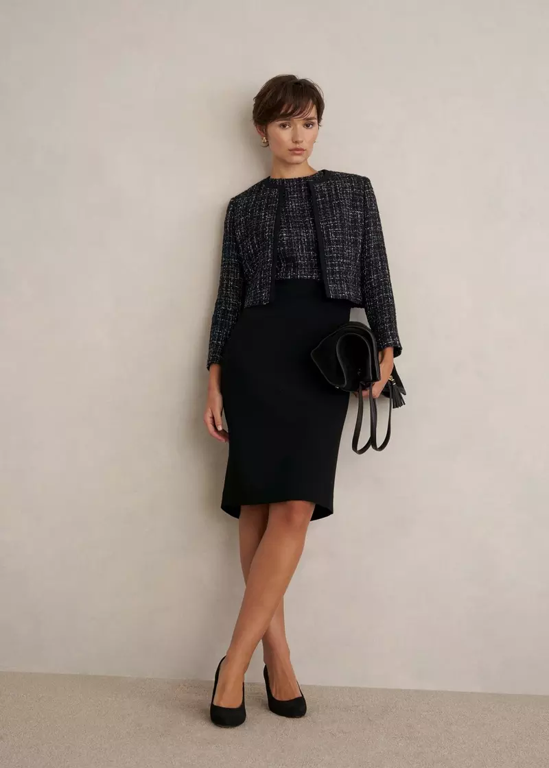 Esme Match Black Dress, Black White, hi-res