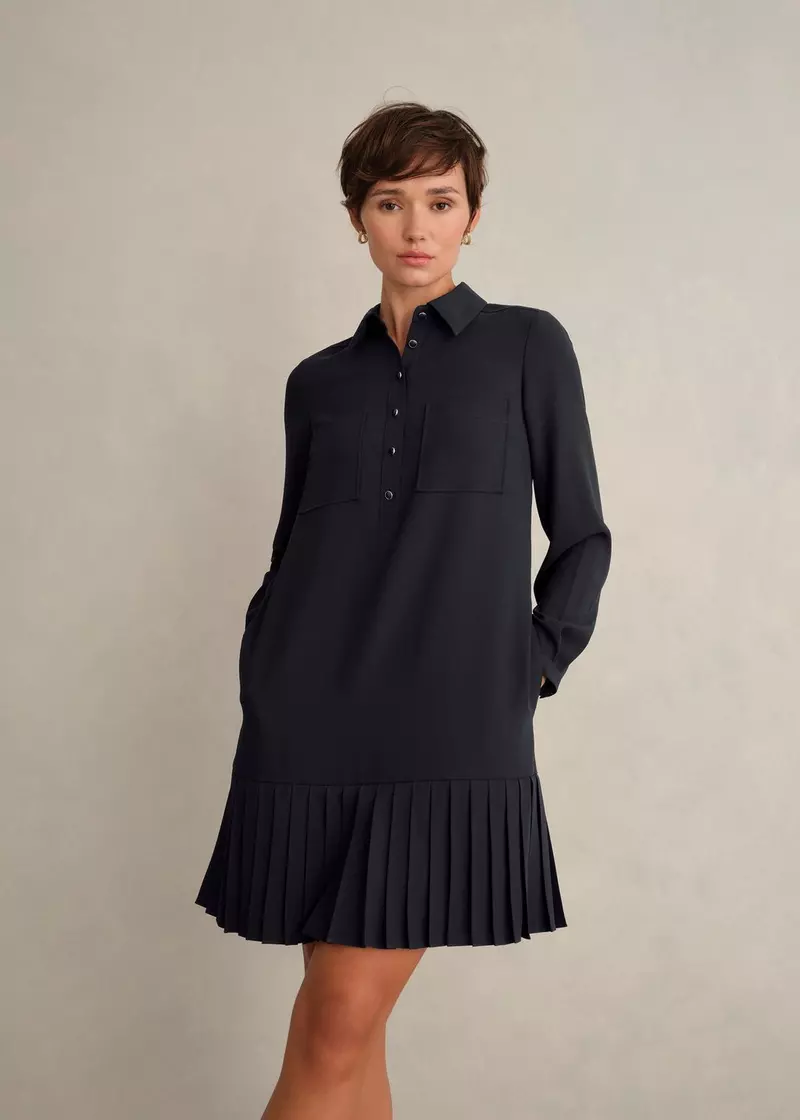 Tina Dress, Navy, hi-res