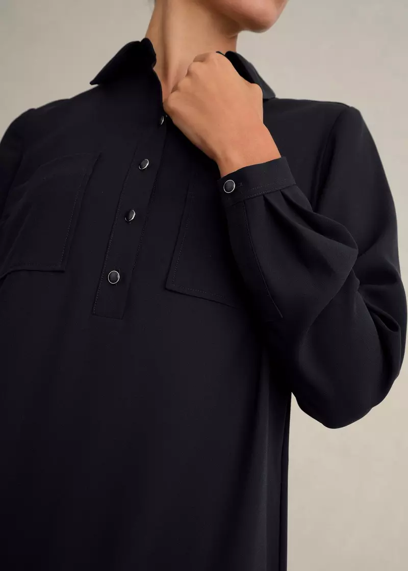 Tina Dress, Navy, hi-res