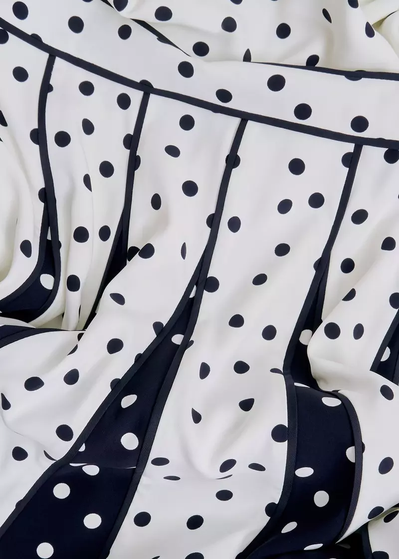 Angelica Spot Dress, Ivory Midnight, hi-res