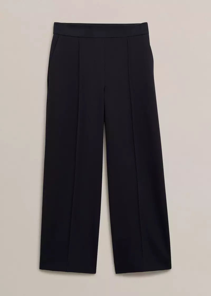 Eva Crop Trousers, Navy, hi-res