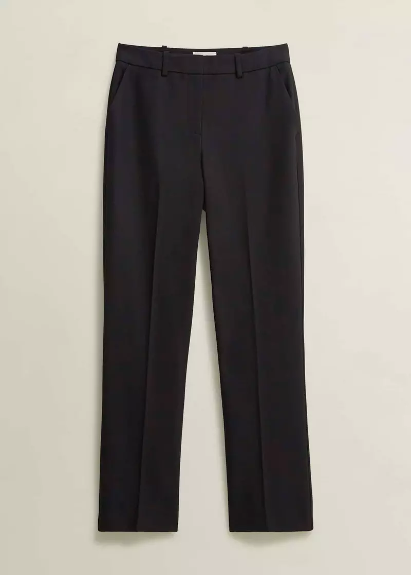 Gerrie Straight Trousers, Black, hi-res