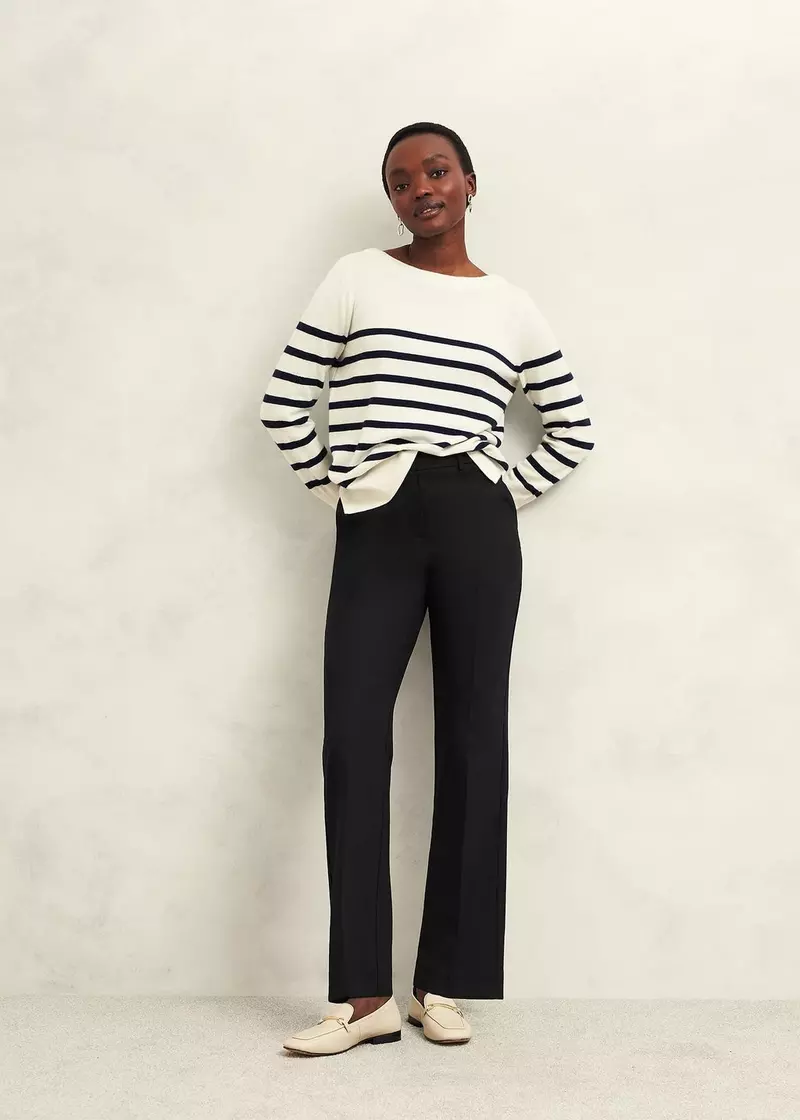 Petite Gerrie Trousers, Black, hi-res