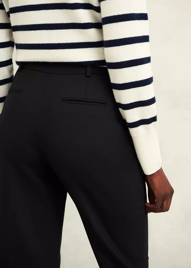 Petite Gerrie Trousers, Black, hi-res