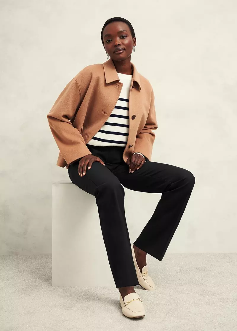 Petite Gerrie Trousers, Black, hi-res