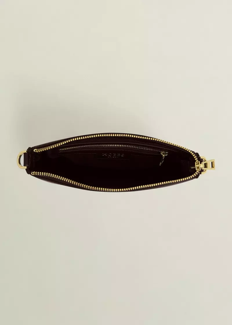 Briella Leather Bag, Chocolate Brown, hi-res