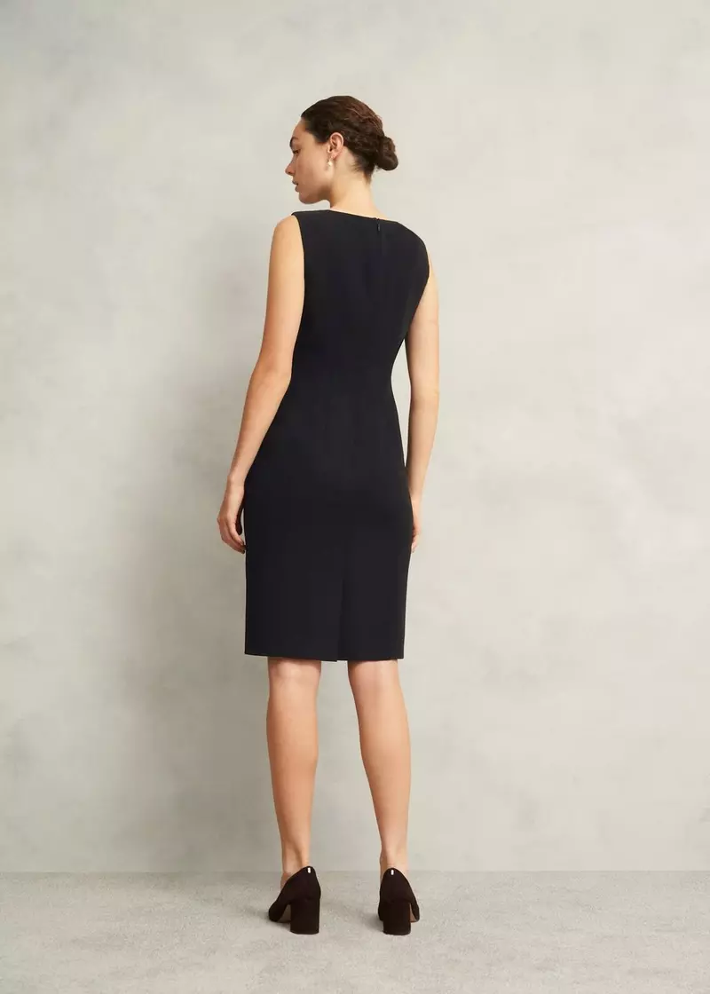 Petite Rae Sleeveless Dress, Black, hi-res