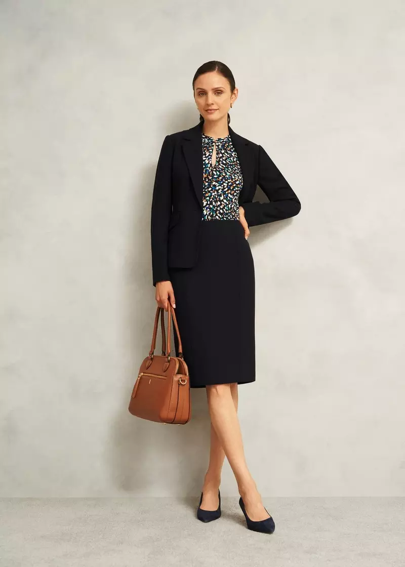 Ivy Skirt, Navy, hi-res