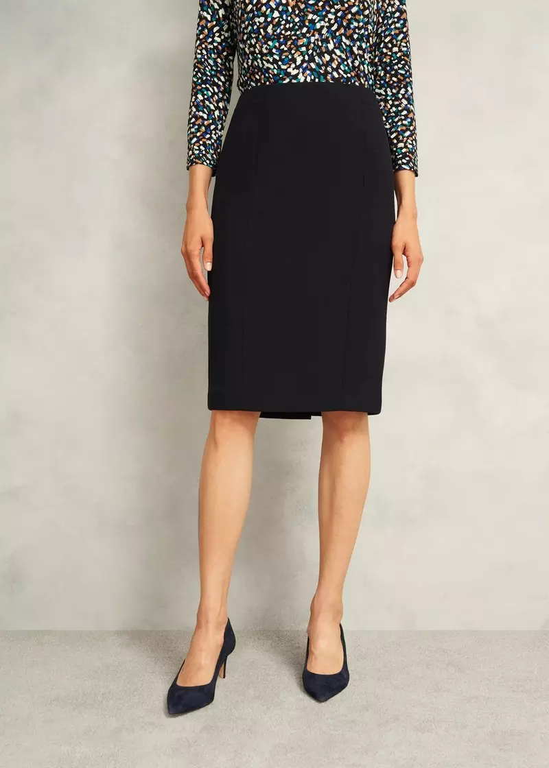 Petite Ivy Skirt, Navy, hi-res