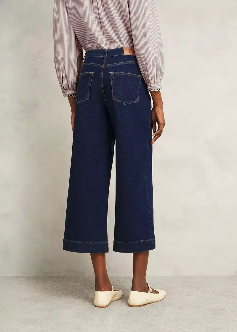 Brinley Crop Wide Leg Jeans, Indigo, hi-res